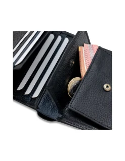 MONPIEL Cartera Billetera con Monedero Goma*Hombre Carteras Hombre Piel