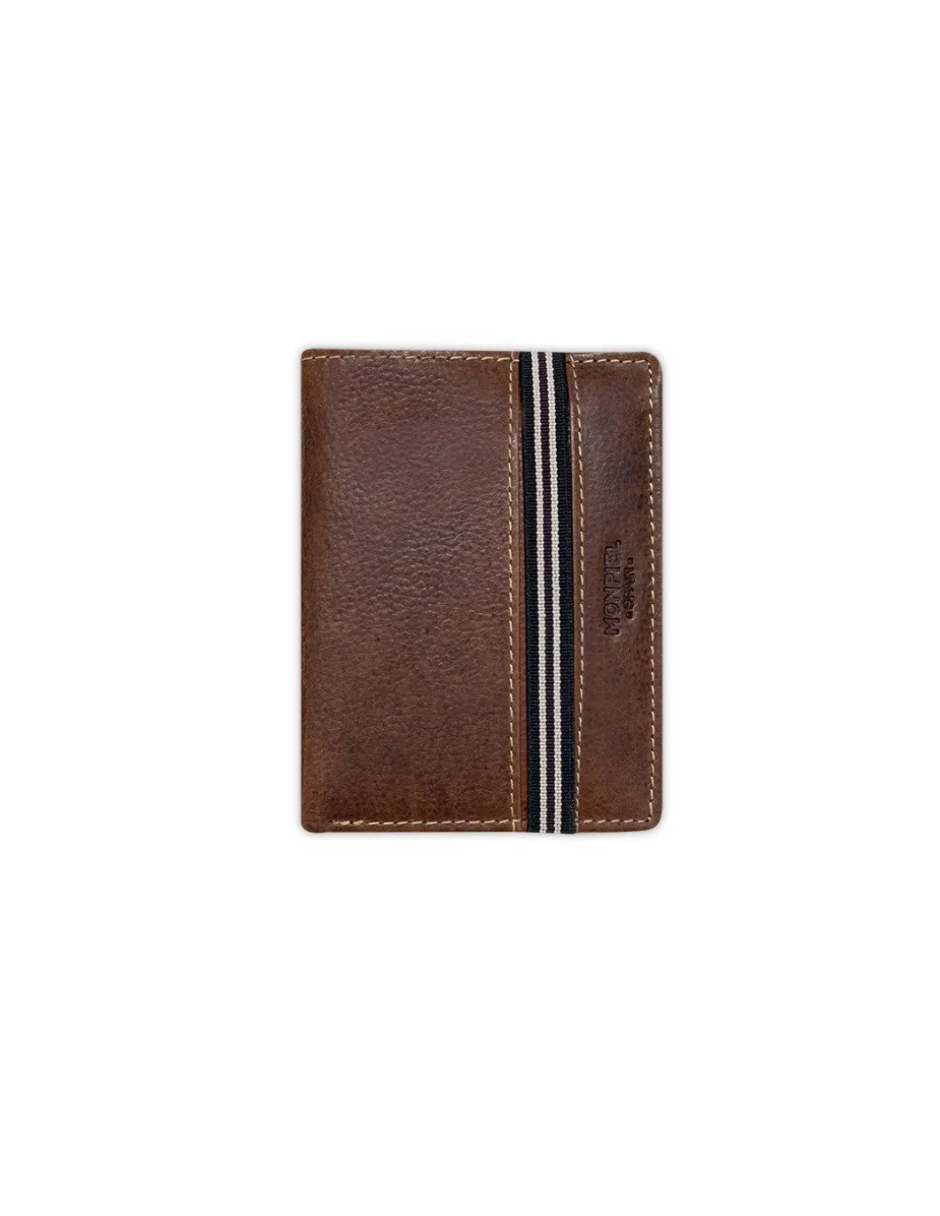 MONPIEL Cartera Billetera Goma*Hombre Carteras Hombre Piel