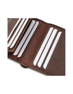 MONPIEL Cartera Billetera Goma*Hombre Carteras Hombre Piel