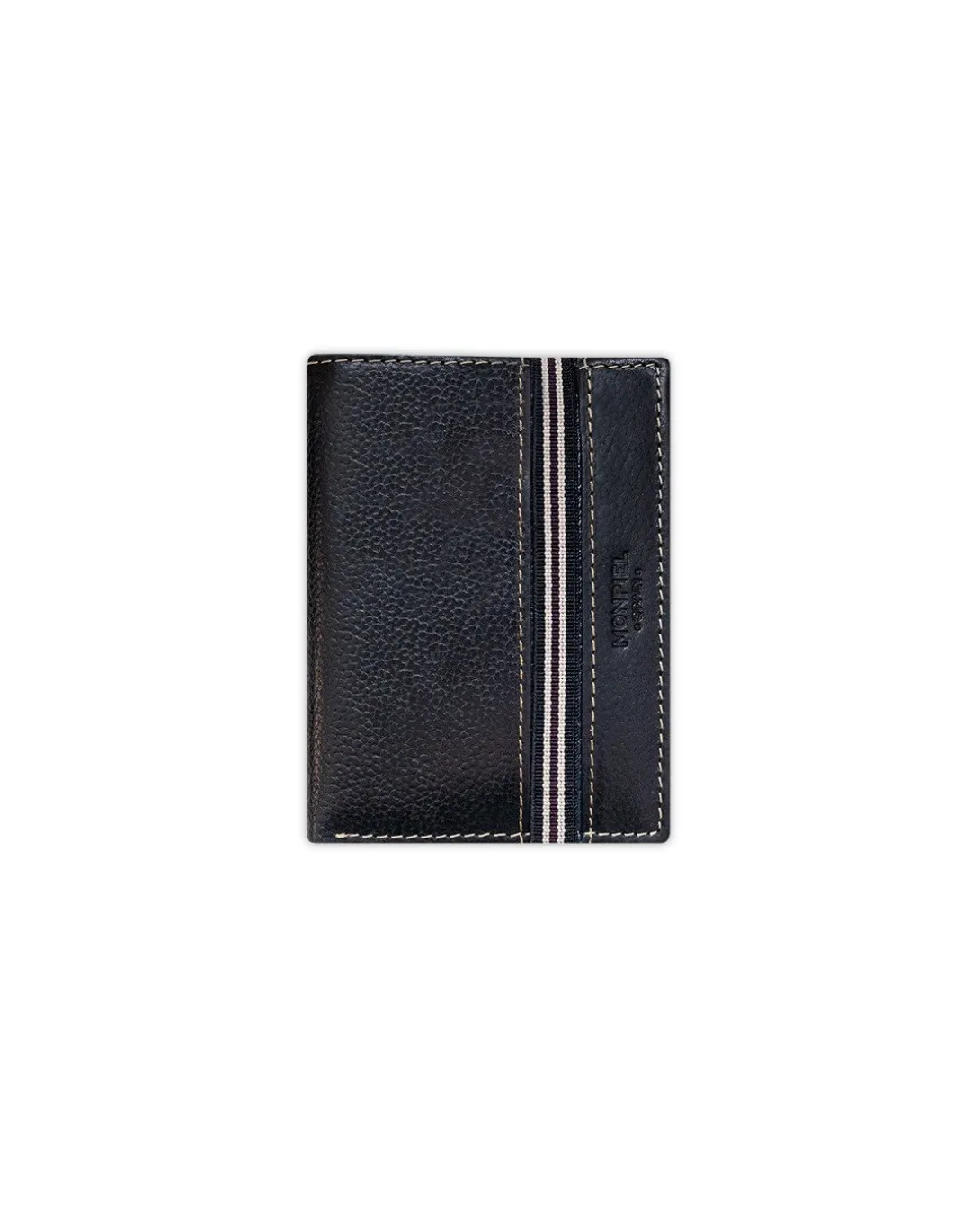 MONPIEL Cartera Billetera Goma*Hombre Carteras Hombre Piel