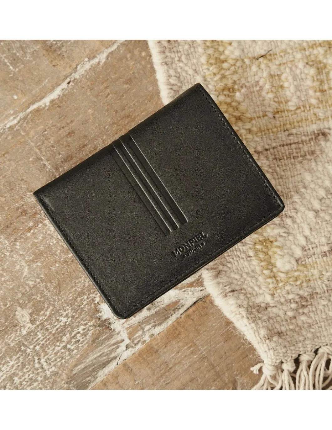 MONPIEL Cartera con Broche dentro y monedero Mountain*Hombre Carteras Hombre Piel