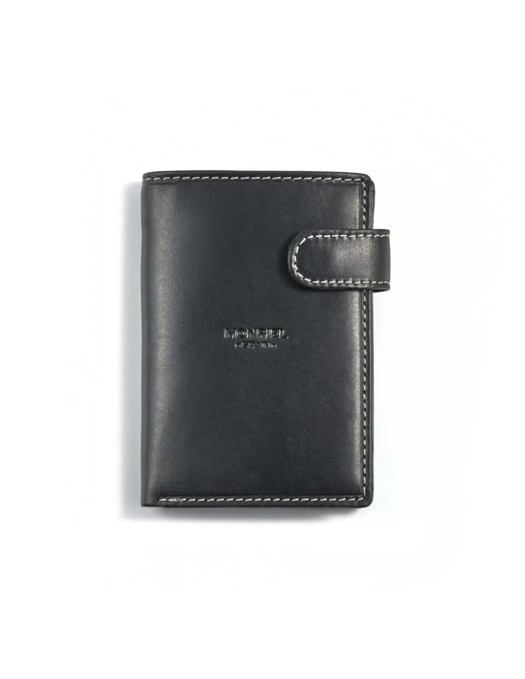 MONPIEL Cartera con Broche y Monedero Interior Logo Central*Hombre Carteras Hombre Piel