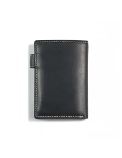 MONPIEL Cartera con Broche y Monedero Interior Logo Central*Hombre Carteras Hombre Piel