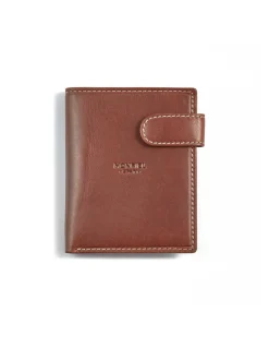 MONPIEL Cartera con Broche y Monedero Trasero Logo Central*Hombre Carteras Hombre Piel