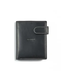 MONPIEL Cartera con Broche y Monedero Trasero Logo Central*Hombre Carteras Hombre Piel