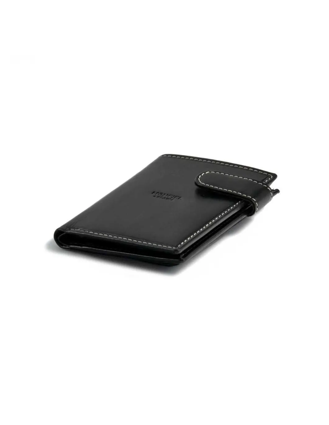MONPIEL Cartera con Broche y Monedero Trasero Logo Central*Hombre Carteras Hombre Piel