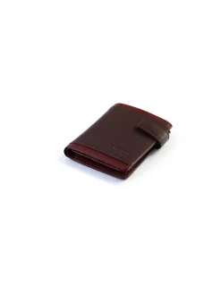 MONPIEL Cartera de piel Hombre con Broche y Monedero Lago*Hombre Carteras Hombre Piel