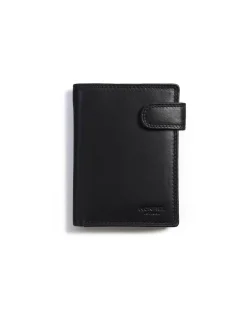 MONPIEL Cartera de piel XL con Broche y Monedero*Hombre Carteras Hombre Piel