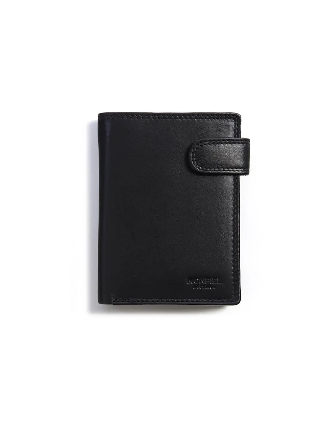 MONPIEL Cartera de piel XL con Broche y Monedero*Hombre Carteras Hombre Piel
