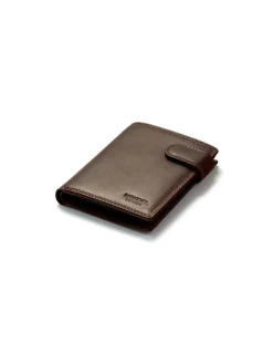 MONPIEL Cartera doble costura con Broche y Monedero Trasero Sky*Hombre Carteras Hombre Piel