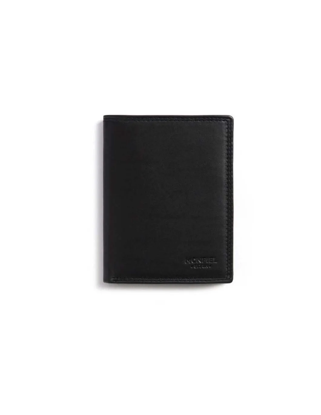 MONPIEL Cartera doble costura con Monedero Interior Sky*Hombre Carteras Hombre Piel
