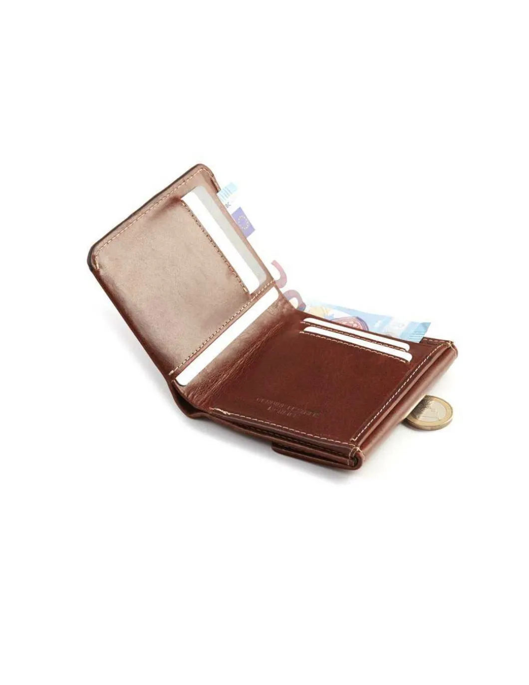 MONPIEL Cartera hombre pequena con billetero y monedero Mini*Hombre Carteras Hombre Piel