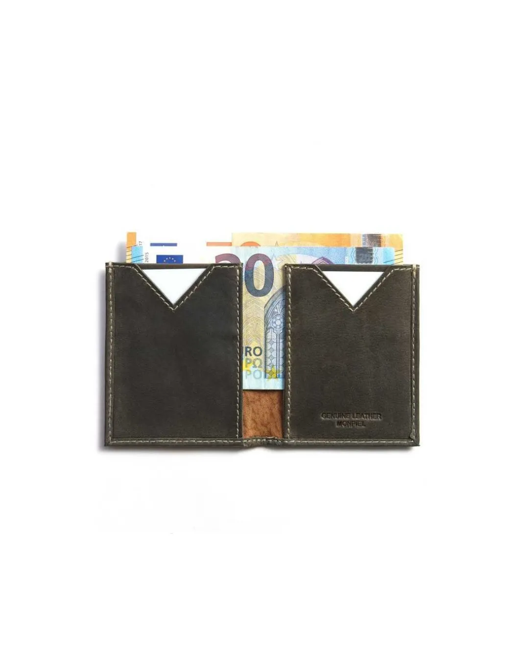 MONPIEL Cartera hombre pequena Slim*Hombre Carteras Hombre Piel