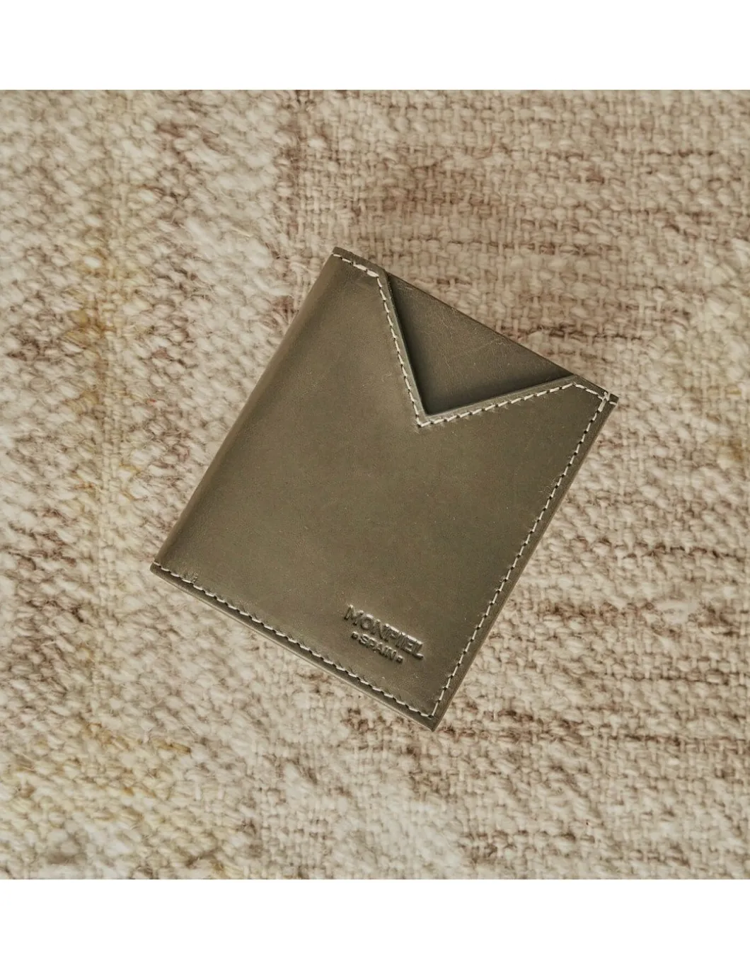 MONPIEL Cartera hombre pequena Slim*Hombre Carteras Hombre Piel