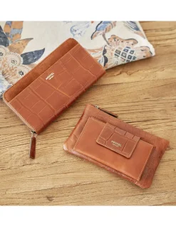 MONPIEL Cartera Mujer Piel Cremallera*Mujer Carteras Piel Mujer