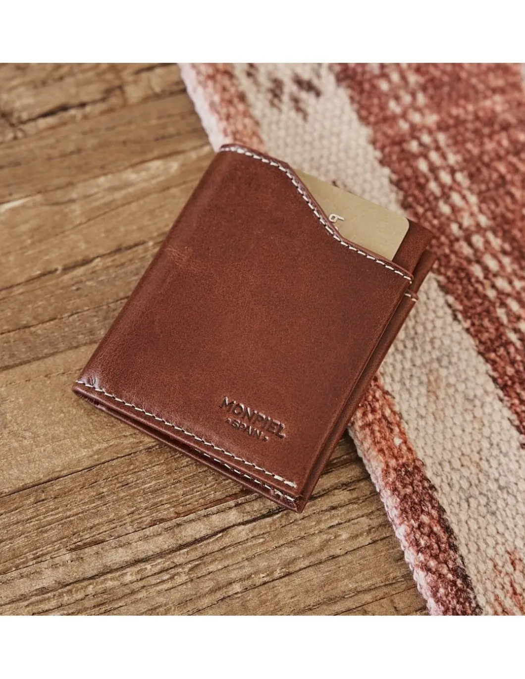 MONPIEL Cartera Pocket*Hombre Carteras Hombre Piel