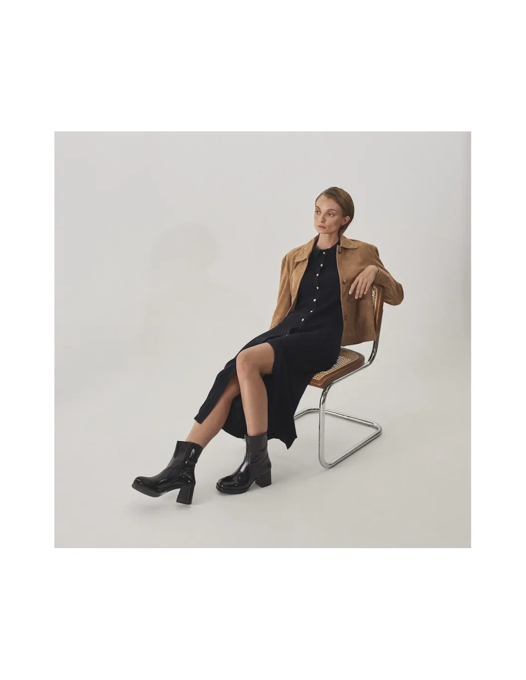 MONPIEL Chaqueta de Piel Mujer Costuras*Mujer Chaquetas De Cuero Mujer