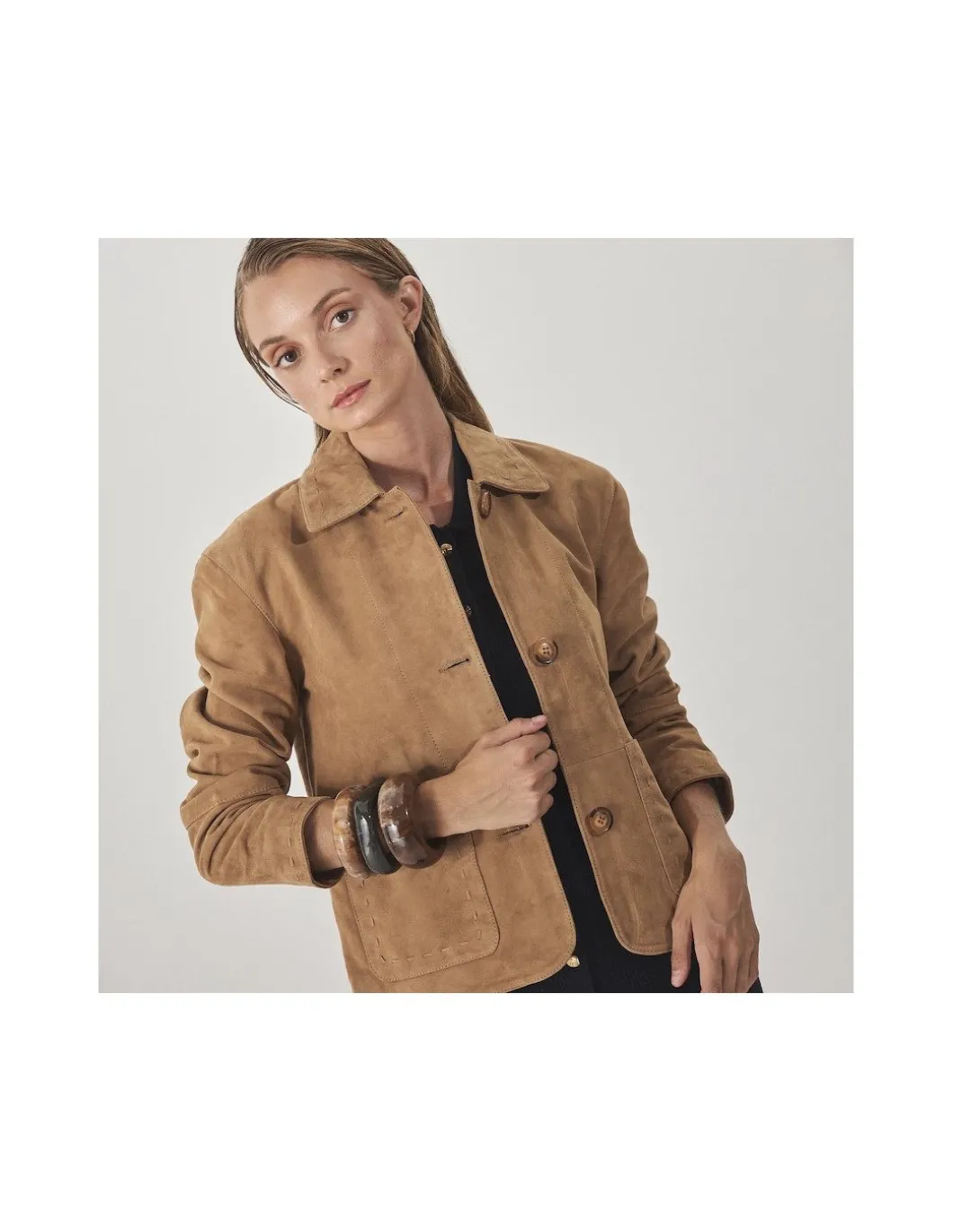 MONPIEL Chaqueta de Piel Mujer Costuras*Mujer Chaquetas De Cuero Mujer