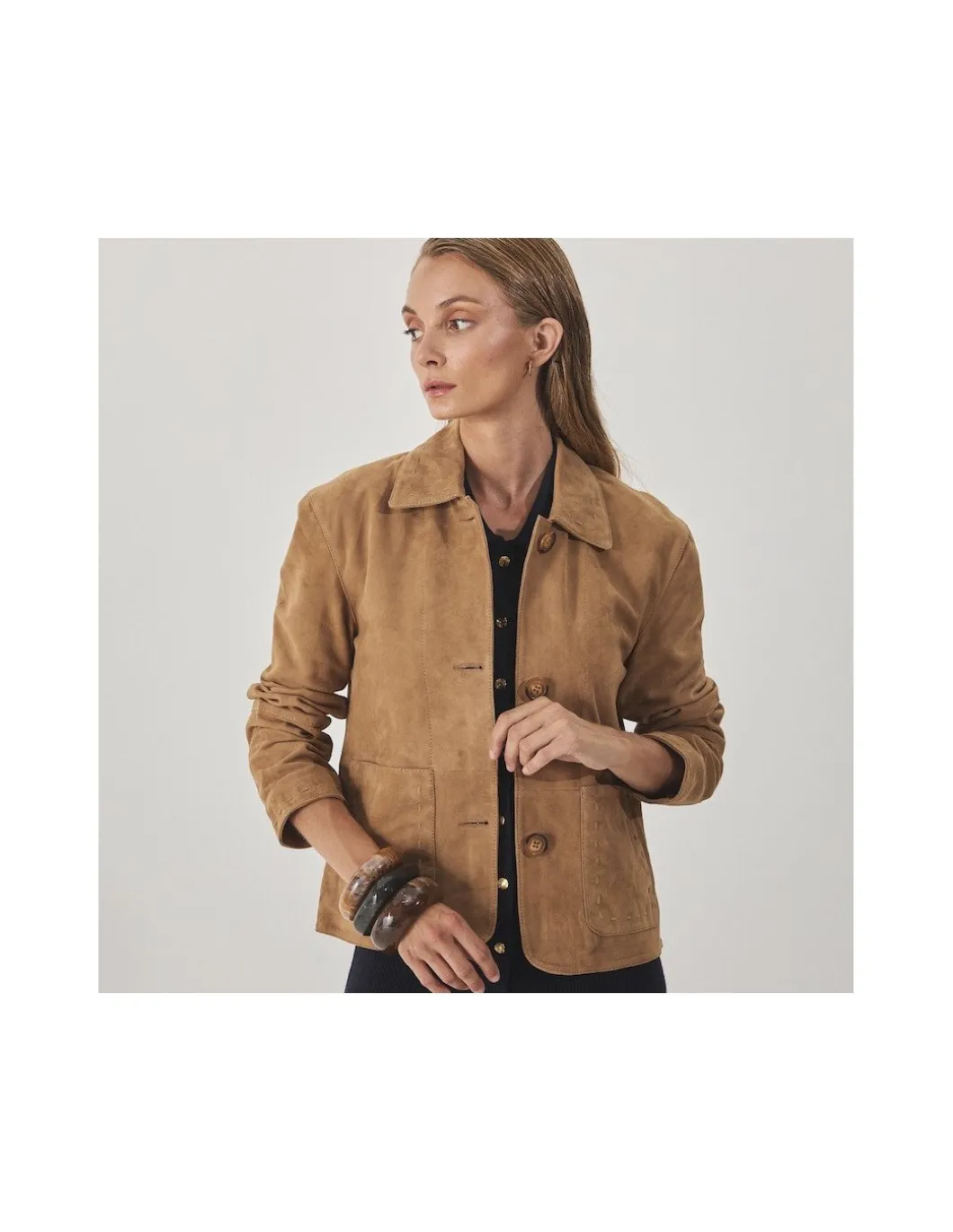 MONPIEL Chaqueta de Piel Mujer Costuras*Mujer Chaquetas De Cuero Mujer