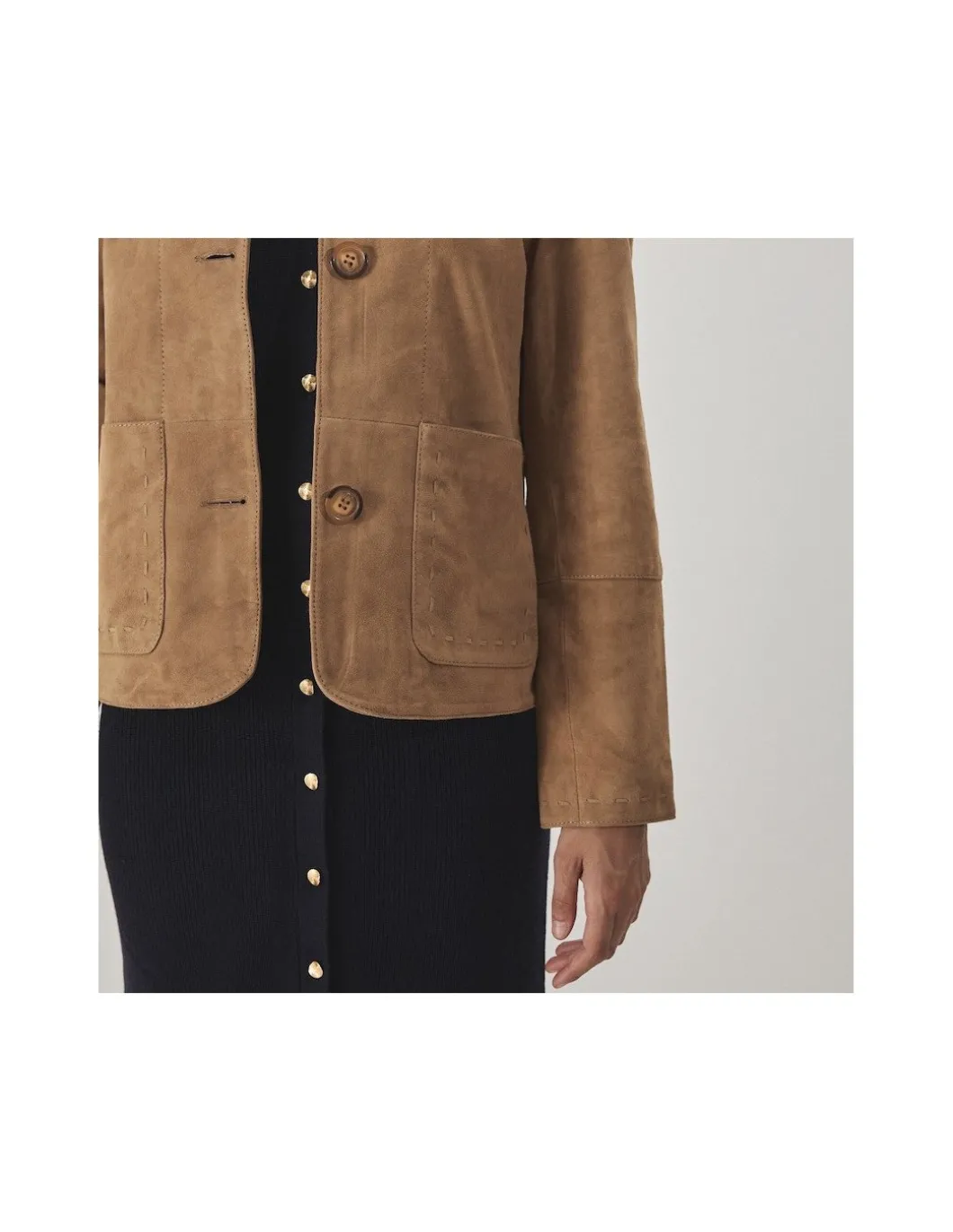 MONPIEL Chaqueta de Piel Mujer Costuras*Mujer Chaquetas De Cuero Mujer