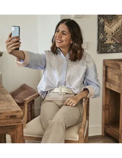 MONPIEL Cinturon ancho mujer de piel hebilla forrada*Mujer Cinturones Piel Mujer