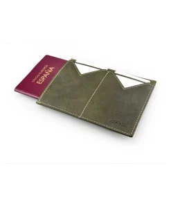 MONPIEL Funda pasaporte hombre piel Slim*Hombre Outlet Hombre