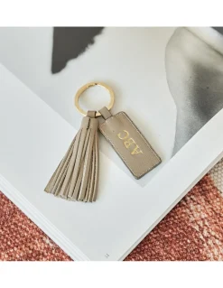 MONPIEL Llavero Borla Personalizable*Mujer Llaveros Piel Mujer