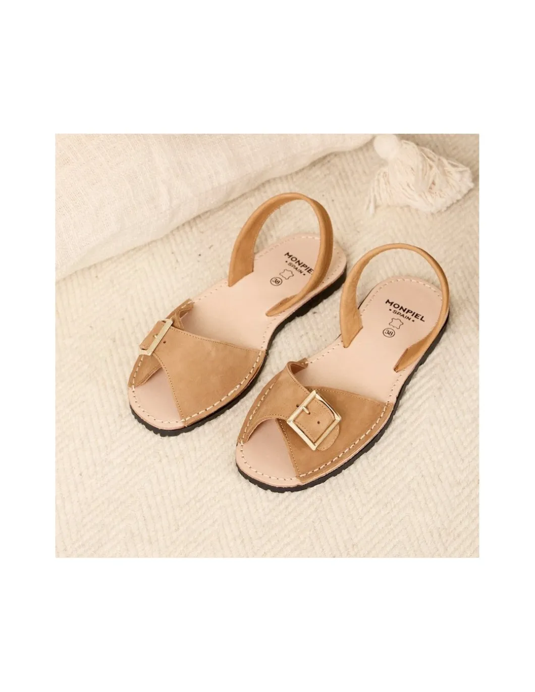 MONPIEL Sandalia Menorquina Hebilla*Mujer Outlet Mujer|Sandalias Piel Mujer