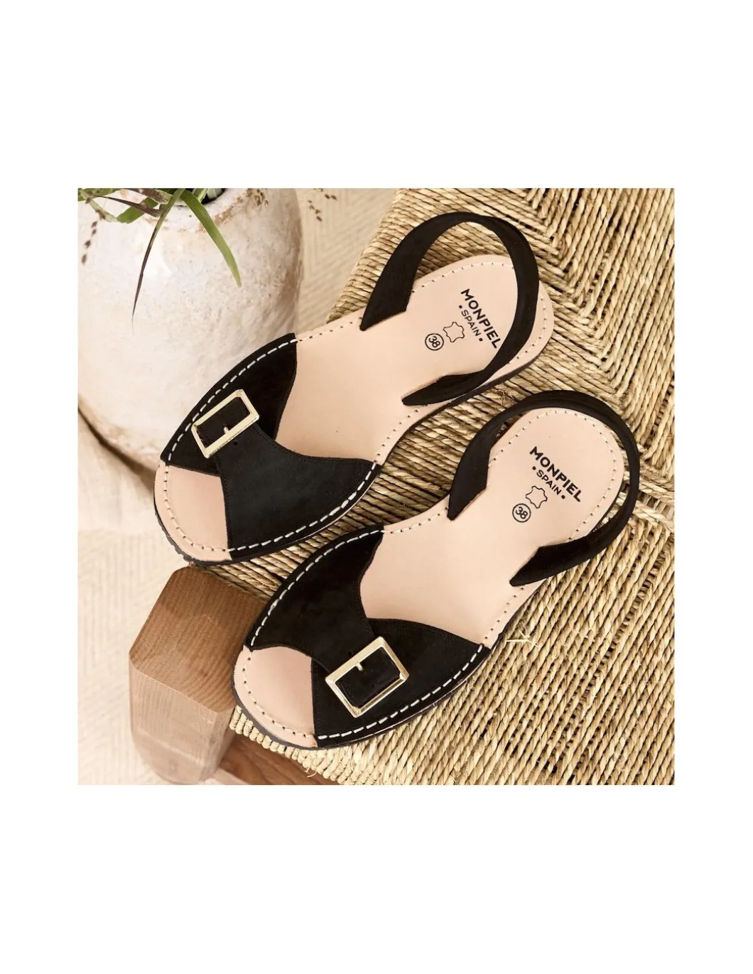 MONPIEL Sandalia Menorquina Hebilla*Mujer Outlet Mujer|Sandalias Piel Mujer