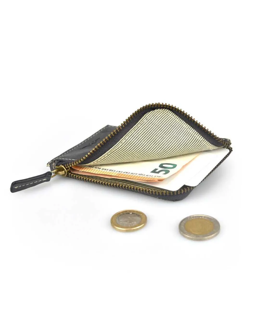 MONPIEL Tarjetero hombre con cremallera Slim*Hombre Outlet Hombre