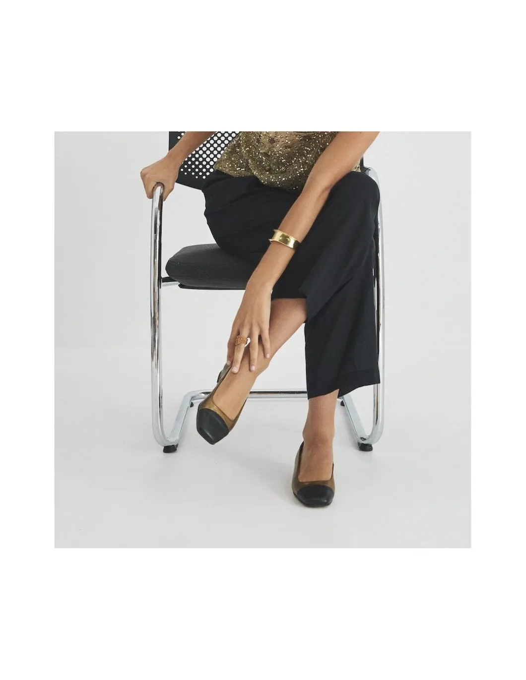 MONPIEL Zapato Punta Cuadrada Gabi*Mujer Bailarinas Manoletinas Mujer