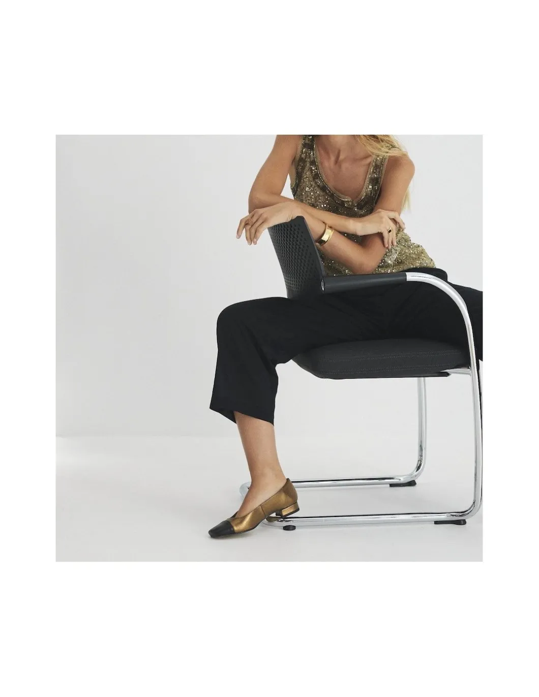 MONPIEL Zapato Punta Cuadrada Gabi*Mujer Bailarinas Manoletinas Mujer